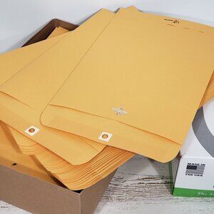 Quality Park 100 brown kraft envelopes 8.75 X 11.5